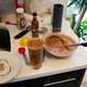 This is the largest countertop in my kitchen. Cooking in New York City is hell.